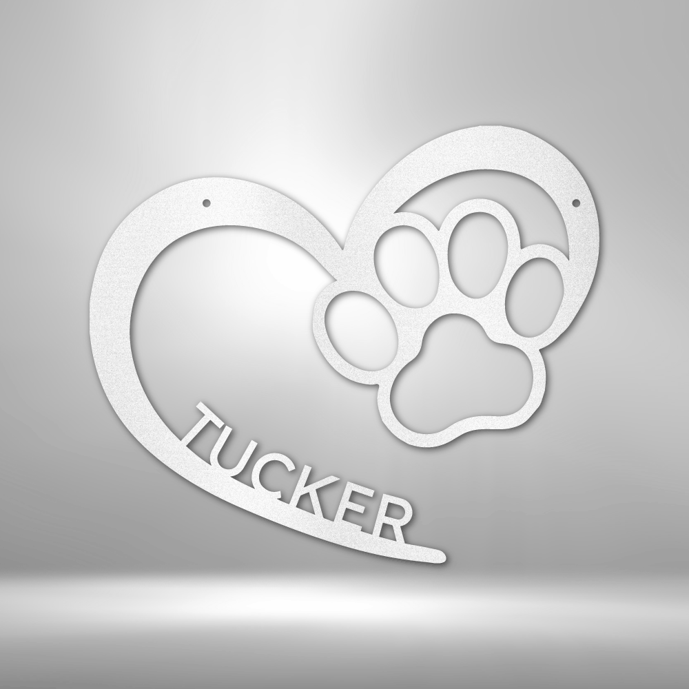 Puppy Love Personalized - Steel Sign - Throttle Society